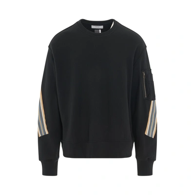 Facetasm Rib Xxl Sweatshirt In Black