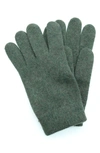 Portolano Cashmere Gloves In Green Menagerie
