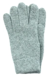 Portolano Cashmere Gloves In Light Heather Grey