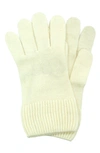 Portolano Merino Wool Gloves In Cream