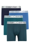 Calvin Klein 4-pack Boxer Briefs In Gbu Peacoat/ H
