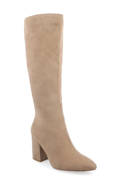Journee Collection Ameylia Boot In Beige