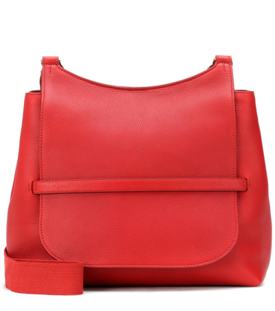 The Row Sideby Leather Shoulder Bag In Red