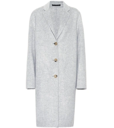 Acne Studios Avalon Doublé Wool And Cashmere Coat In Grey