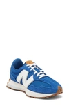 New Balance 327 Sneaker In Atlantic Blue/ White