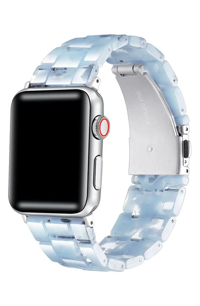 The Posh Tech Elle Resin Apple Watch® Watchband In Light Blue