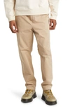 Carhartt Flint Straight Leg Twill Pants In Beige