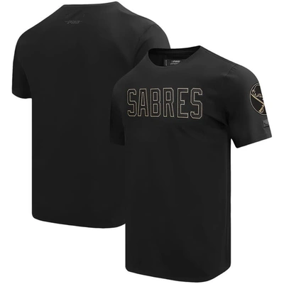 Pro Standard Black Buffalo Sabres Wordmark T-shirt