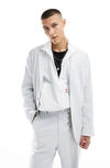 Asos Design Oversize Suit Jacket In Grey