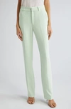 Cinq À Sept Kerry Flat Front Pants In Peridot