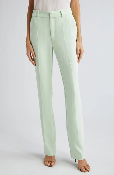Cinq À Sept Kerry Flat Front Trousers In Green