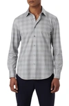 Bugatchi James Ooohcotton® Plaid Button-up Shirt In Willow