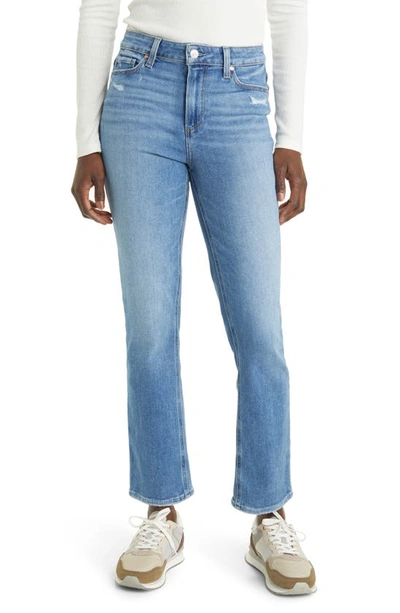 Paige Cindy High Waist Ankle Straight Leg Jeans In Huzzah