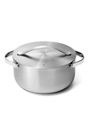 Caraway 6.5 Quart Dutch Oven With Lid In Stainless Steel