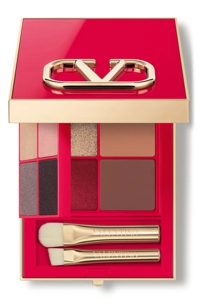 Valentino Color-flip Multi-look Eyeshadow Palette In 02 When In Paris