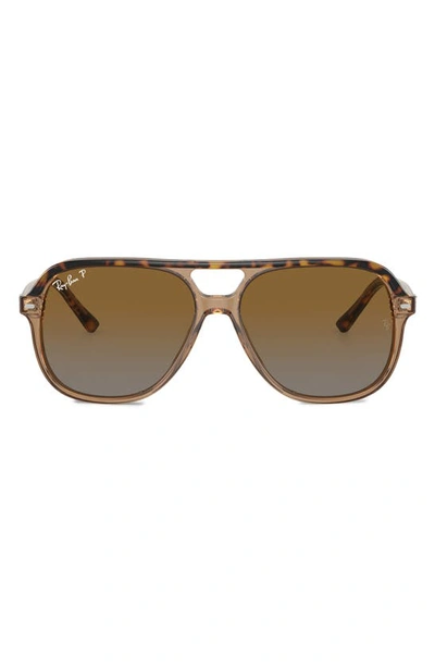 Ray Ban Ray-ban Kids' Bill Junior 52mm Gradient Square Sunglasses In Brown Grad