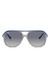 Ray Ban Junior Bill 52mm Gradient Square Sunglasses In Grey