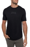 Travis Mathew Yucca Flower Graphic T-shirt In Black