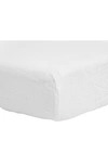 Little Unicorn Organic Cotton Muslin Crib Sheet In White