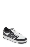 New Balance Kids' 480 Sneaker In White/black