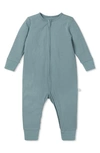 Mori Babies' Clever Zip Fitted One-piece Pajamas In Sky