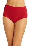 Chantelle Lingerie Soft Stretch High Waist Briefs In Passion Red-me
