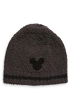 Barefoot Dreams Kids'  Disney® Cozychic® Classic Mickey Mouse Beanie In Carbon-black