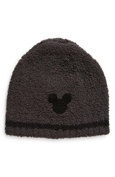 Barefoot Dreams Kids'  Disney® Cozychic® Classic Mickey Mouse Beanie In Carbon-black
