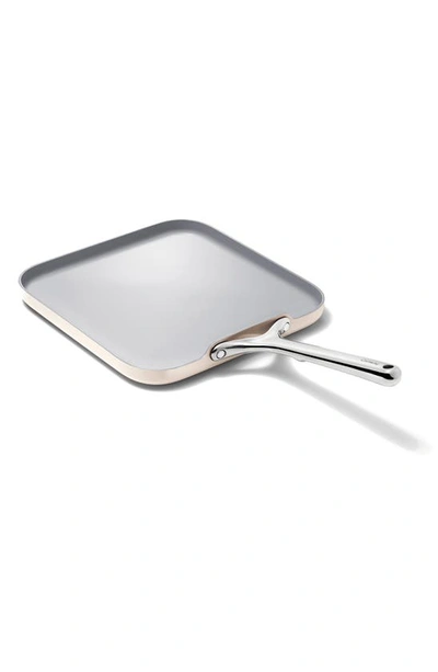 Caraway 11" Ceramic Nonstick Square Griddle In Cream