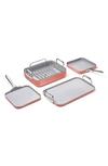 Caraway 5-piece Ceramic Nonstick Cookware Set In Perracotta