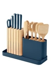 Caraway Stainless Steel 14 Piece Knife And Utensil Set In Navy