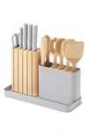 Caraway Stainless Steel 14 Piece Knife And Utensil Set In Gray