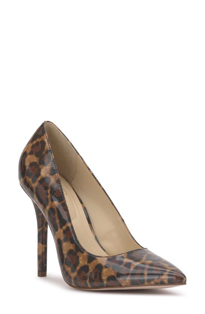 Jessica Simpson Levila Pointed Toe Pump In Natural Faux Leather