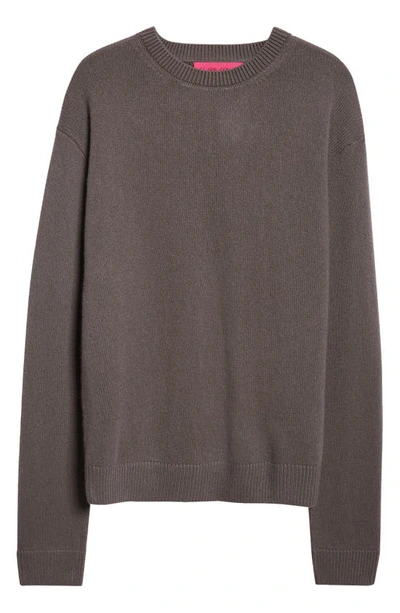 The Elder Statesman Gender Inclusive Simple Cashmere Sweater In Brown