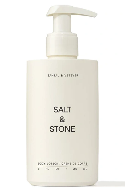 Salt & Stone Santal & Vetiver Body Lotion, 7 oz In White