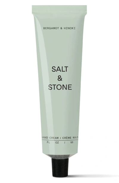 Salt & Stone Bergamot & Hinoki Nourishing Hand Cream With Niacinamide + Seaweed Extract Bergamot & Hinoki 2 oz /