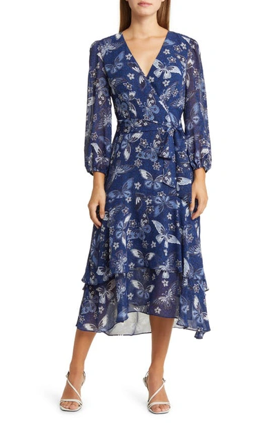 Eliza j faux wrap maxi dress clearance