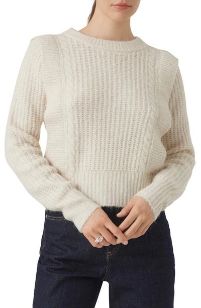 Vero Moda Hazel Rib Sweater In Birch