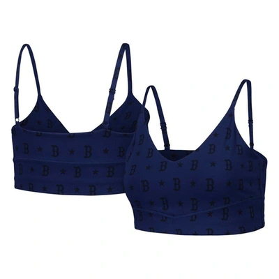 Terez Navy Boston Red Sox Active Bra