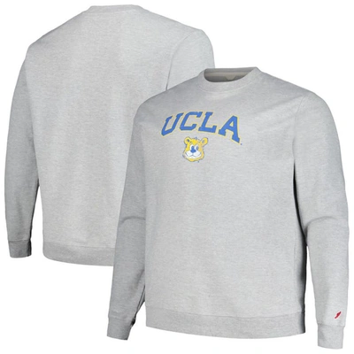 League Collegiate Wear Heather Gray Ucla Bruins Tall Arch Essential Pullover Sweatshirt