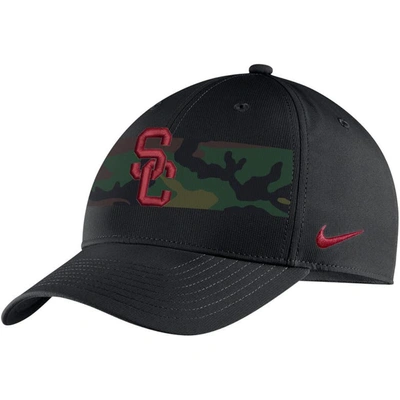Nike Black Usc Trojans Military Pack Camo Legacy91 Adjustable Hat