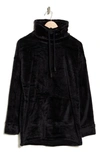 Balance Collection Brenda Faux Fur Pullover Tunic In Black