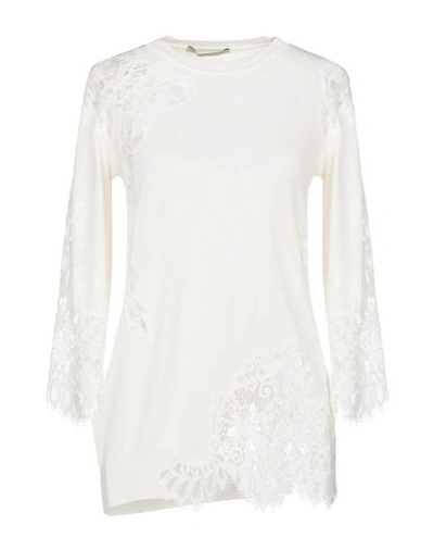 Ermanno Scervino Sweater In Ivory
