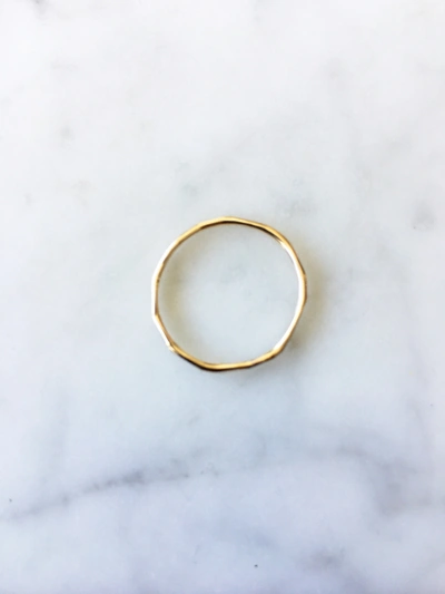 A Blonde And Her Bag Hammered Knuckle Demi Fine Ring In Multi