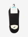Falke Cool Kick Anti-slip Stretch-woven Ankle Socks In 3000 Black