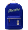 Herschel Supply Co Heritage - Mlb Cooperstown Collection Backpack - Blue In Milwaukee Brewers