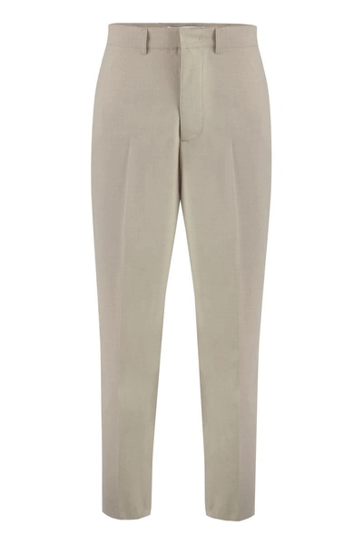 Department 5 E-motion Wool Blend Trousers In Beige