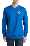 Fjall Raven 1960 Logo Badge Sweatshirt In Alpine Blue