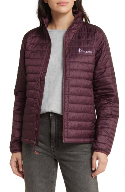 Cotopaxi Capa Packable Water Repellent Jacket In  Wine