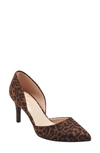 Bandolino D'orsay Pump In Dark Brown Leopard